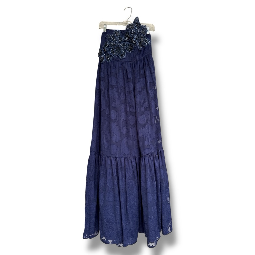 NWT Lilly Pulitzer Mollylin Clip Maxi Dress True Navy Size 6 - Picture 4 of 13
